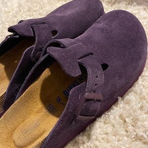 Boston Birkenstock in Plum!